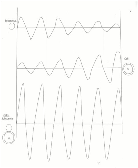 Cellular distance resonance on dead cells as the strange agents by autophagy.