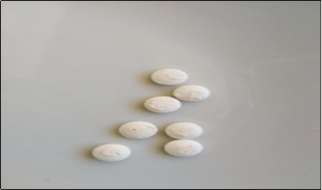 Delayed coated tablets (F1)