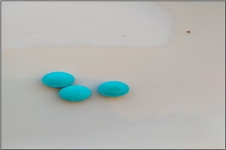 Delayed coated tablets (F5)