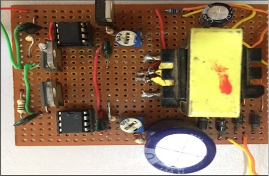 Constructed diagram of the boost converter