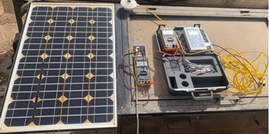 Experimental set up of DC-DC Converter