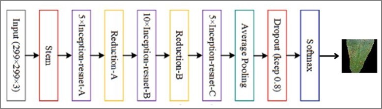 Architecture of InceptionResNetV2 16