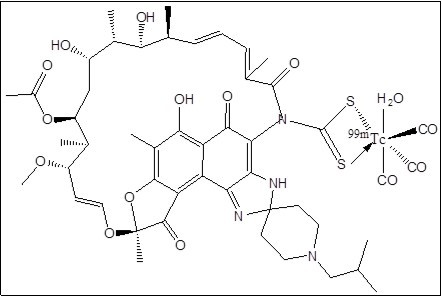 99mTc(CO)3- RFND complex