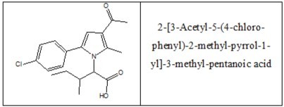 Structure of compound 3d