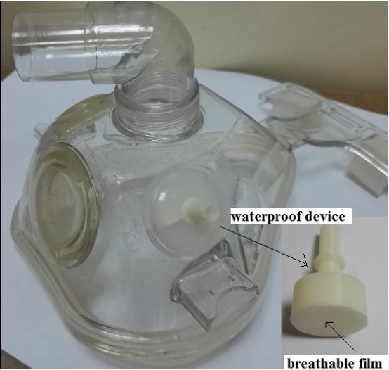 1. Diagram of the waterproof device.