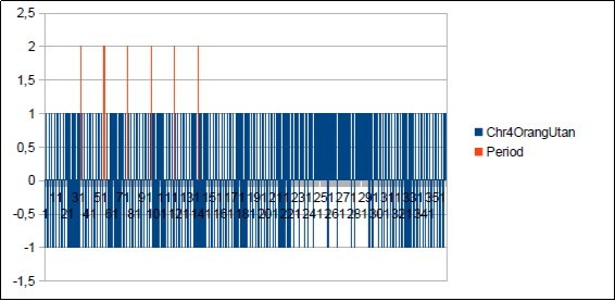 The main period 21 of Chimp chromosome4.
