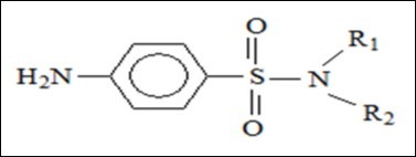 Anti-bacterial Sulfonamide ‘s common core structure.